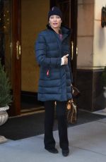 UMA THURMAN at The Monkey Bar in New York 01/05/2016