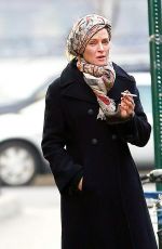 UMA THURMAN Out and About in New York 01/01/2016