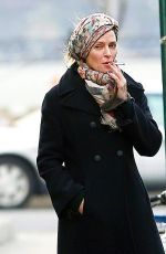 UMA THURMAN Out and About in New York 01/01/2016