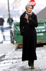 UMA THURMAN Out and About in New York 01/01/2016