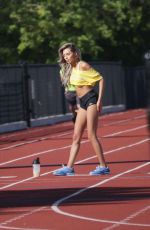 VAL MERCADO on the Set of Fitness Photoshoot in Miami 01/24/2016