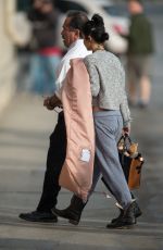 VANESSA HUDGENS Arrives at Jimmy Kimmel Live 01/20/2016