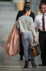 VANESSA HUDGENS Arrives at Jimmy Kimmel Live 01/20/2016
