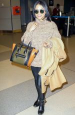 VANESSA HUDGENS at JFK Airport in New York 01/17/2016