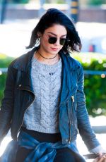 VANESSA HUDGENS Leaves Break Room Cafe in Studio City 01/07/2016