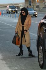 VANESSA HUDGENS Leaves JFK Airport in New York 01/17/2016