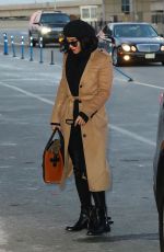 VANESSA HUDGENS Leaves JFK Airport in New York 01/17/2016