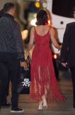 VANESSA HUDGENS Leaves Jimmy Kimmel Live 01/20/2016