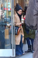 VANESSA HUDGENS Out and About in New York 01/19/2016