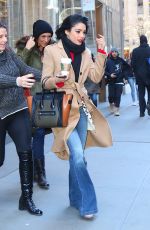 VANESSA HUDGENS Out and About in New York 01/19/2016