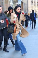 VANESSA HUDGENS Out and About in New York 01/19/2016