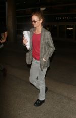 VANESSA PARADIS Arrives at LAX Airport in Los Angeles 01/04/2016