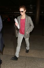 VANESSA PARADIS Arrives at LAX Airport in Los Angeles 01/04/2016