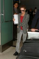 VANESSA PARADIS Arrives at LAX Airport in Los Angeles 01/04/2016