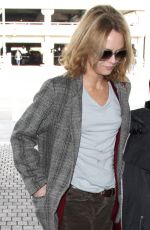 VANESSA PARADIS at LAX Airport in Los Angeles 01/22/2016