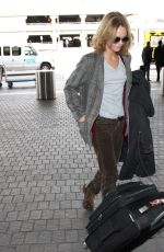 VANESSA PARADIS at LAX Airport in Los Angeles 01/22/2016