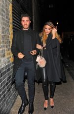 VICTORIA BAKER-HARBER at Chiltern Firehouse in London 01/22/2016