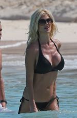 VICTORIA SILVSTEDT in Bikini on the Beach in St. Barts 01/02/2016