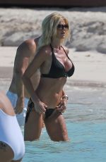 VICTORIA SILVSTEDT in Bikini on the Beach in St. Barts 01/02/2016