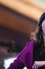 WHITNEY CUMMINGS Celebrates New Year at Times Square in New York 12/31/2015