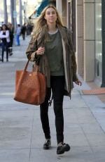 WHITNEY PORT Out and About in Beverly Hills 01/07/2016
