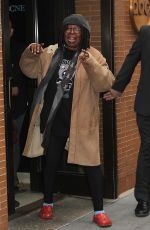 WHOOPI GOLDBERG Leaves The View in New York 01/18/2016