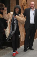 WHOOPI GOLDBERG Leaves The View in New York 01/18/2016