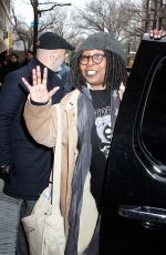 WHOOPI GOLDBERG Leaves The View in New York 01/18/2016