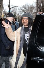 WHOOPI GOLDBERG Leaves The View in New York 01/18/2016
