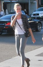 YVONNE STRAHOVSKI Out for Lunch in Beverly Hills 01/12/2016