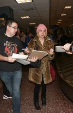 ZOE KAZAN Arrives at SLC Airport for Sundance Film Festival 01/21/2016