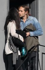 ZOE SALDANA Out for Lunch in Beverly Hills 01/13/2016