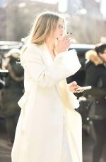 ABBEY LEE KERSHAW at Calvin Klein Fall 2016 Fashion Show at NYFW 02/18/2016