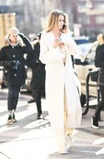 ABBEY LEE KERSHAW at Calvin Klein Fall 2016 Fashion Show at NYFW 02/18/2016
