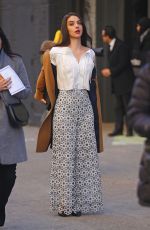ADELAIDE KANE Arrives at Zimmermann Fashion Show in New York 02/12/2016