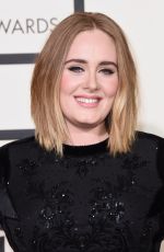 ADELE at Grammy Awards 2016 in Los Angeles 02/15/2016