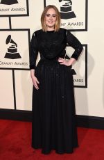 ADELE at Grammy Awards 2016 in Los Angeles 02/15/2016