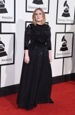 ADELE at Grammy Awards 2016 in Los Angeles 02/15/2016