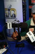 ADRIANA LIMA at SiriusXM Set at Super Bowl 50 Radio Row in San Francisco 02/05/2016