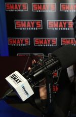 ADRIANA LIMA at SiriusXM Set at Super Bowl 50 Radio Row in San Francisco 02/05/2016