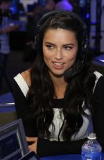 ADRIANA LIMA at SiriusXM Set at Super Bowl 50 Radio Row in San Francisco 02/05/2016