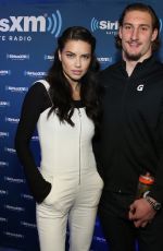 ADRIANA LIMA at SiriusXM Set at Super Bowl 50 Radio Row in San Francisco 02/05/2016