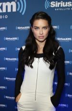 ADRIANA LIMA at SiriusXM Set at Super Bowl 50 Radio Row in San Francisco 02/05/2016