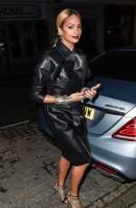 ALESHA DIXON Arrives at Her Hotel in Birmingham 02/05/2016