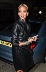 ALESHA DIXON Arrives at Her Hotel in Birmingham 02/05/2016
