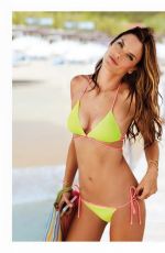 ALESSANDRA AMBROSIO in Bikini for Bravo Magazine, January 2016
