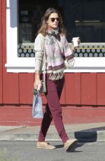 ALESSANDRA AMBROSIO Leaves Caffe Luxxe in Brentwood 02/02/2016