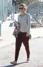 ALESSANDRA AMBROSIO Out and About in Brentwood 02/02/2016
