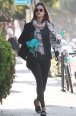 ALESSANDRA AMBROSIO Out and About in Santa Monica 02/20/2016
