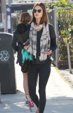 ALESSANDRA AMBROSIO Out and About in Santa Monica 02/20/2016